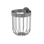 Panier de bain / douche rond à ventouser, chromé, Neo