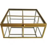 Boîte à poser or jaune, H.5.5 x l.15 x P.15 cm Gold