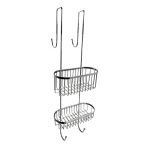 Etagère de bain / douche à suspendre, chromée, Cadi