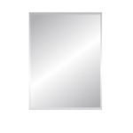 Miroir non lumineux découpé rectangulaire l.60 x L.80.5 cm Biseauté