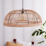 Suspension, nature bois BOUDET Tispun 1 lumière(s)