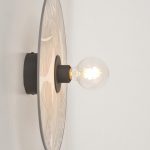 Applique coton gris COREP 5568 1 lumière(s)