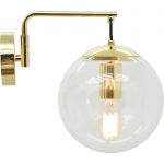 Applique, chic verre laiton LUSSIOL Globus 1 lumière(s)