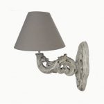 Applique bois naturel / taupe SEYNAVE Cheverny 1 lumière(s)