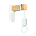 Applique bois blanc / bois EGLO Townhend 1 lumière(s)