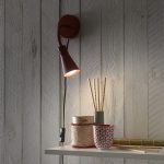 Applique métal rouge INSPIRE Skit 1 lumière(s)