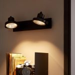 Rampe 2 spots led intégrée, aluminium, INSPIRE Farra
