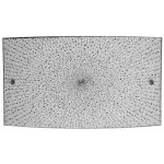 Applique, classique chic verre blanc led intégrée LUMICOM Kris Fascia 35X20