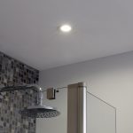 Kit 3 spots à encastrer salle de bains fixe led intégrée 3000K INSPIRE acier