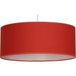 Suspension, e27 Natt coton rouge-rouge n°5 1 x 60 W INSPIRE