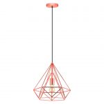Suspension métal INSPIRE Byron 1 lumière(s) D.37 cm