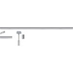 Kit complet rail led Urail métal Chrome mat, 0 PAULMANN