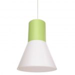 Suspension tissu vert FRAUMAIER BigAndy 1 lumière(s) D.48 cm