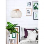 Suspension, scandinave métal gris BRILLIANT Giada 1 lumière(s) D.40 cm