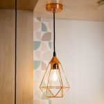 Suspension, e27 style industriel Byron D17.5 métal cuivre 1 x 60 W INSPIRE