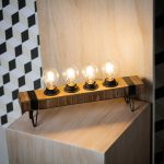 Lampe, industriel, métal noir, BRILLIANT WOODHILL
