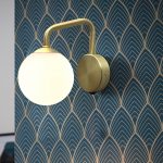 Applique, chic métal laiton INSPIRE Triton 1 lumière(s)