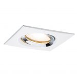 Kit 1 spot à encastrer Nova orientable led PAULMANN GU10 blanc