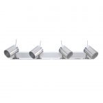 Rampe 4 spots, acier inox, INSPIRE Mizil