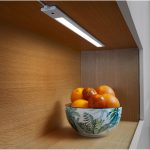 Réglette plate Cabinet slim, LED 1 x 18 W, LED intégrée blanc chaud