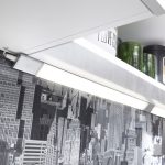 Extension réglette à fixer triangle led intégrée 35 cm Rio INSPIRE 3,5 W gris