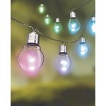 Guirlande extérieure LED intégrée, couleurs changeantes