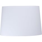 Abat-jour Conique, 36 cm, toiline, blanc-blanc n°0 INSPIRE