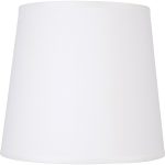 Abat-jour Conique, 45 cm, toiline, blanc-blanc n°0 INSPIRE