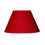 Abat-jour Sweet, 22 cm, toiline, rouge-rouge n°5 INSPIRE