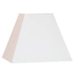 Abat-jour Loft, 25 cm, toiline, blanc-blanc n°0 INSPIRE