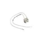 Douille G4 / GU4 / GU5.3 / GY6.35 TIBELEC, plastique, blanc 100 W