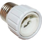 Transformateur de douille E27 en GU10 TIBELEC, plastique, blanc 100 W