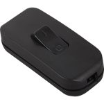 Interrupteur noir LEGRAND, 2 A, 500 W maxi
