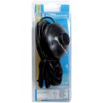 Cordon et interrupteur TIBELEC, plastique, noir 500 W