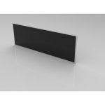 rectangulaire, THALA Tablier verre noir L.170