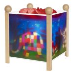 Lampe, e14 Elmer elephant, plastique bleu nuit, 10 W