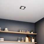 Kit 1 spot à encastrer Albina fixe LED intégrée INSPIRE noir