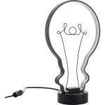 Lampe, led intégrée Strip BRILLIANT, plastique noir, 5 W