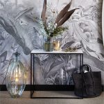 Lampe vase, chic, verre transparent, SAMPA HELIOS Kiara D.29 cm