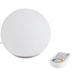 Lampe, led intégrée Led idual rgb dahlia, verre, 500 W