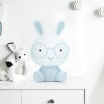 Lampe veilleuse, enfant, pvc bleu tactile, SEYNAVE Bunny