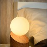 Lampe, métal bois, LUCIDE LEN