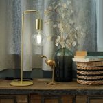 Lampe, chic, métal laiton, INSPIRE Lana