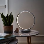 Lampe, moderne, métal chrome, INSPIRE Iring
