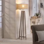 Lampadaire trépied, classique chic Hemingway