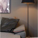 Lampadaire trépied tissu, LUCIDE Alegro