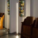 Lampadaire Led Truxton INSPIRE, 145 cm, chromé, 18 W