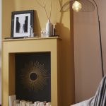 Lampadaire Kasteli SEYNAVE, 175 cm, noir