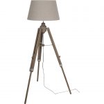 Lampadaire Augustin, 160 cm, beige, 100 W