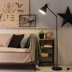 Lampadaire Priddy EGLO, 137 cm, marron, 60 W